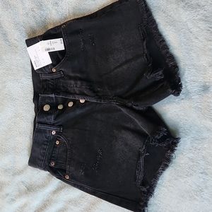 90s High rise cut-off 4" jean shorts